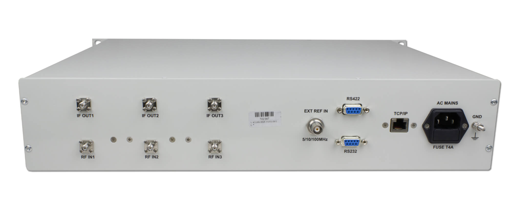 BMCD143 - 3400-4200MHz to 70MHz 3-channel Indoor Tracking Downconverter - Image 2