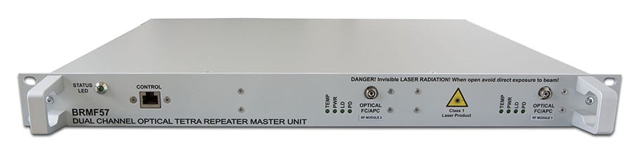 BRMF57 - 400 MHz TETRA Optical Master Repeater
